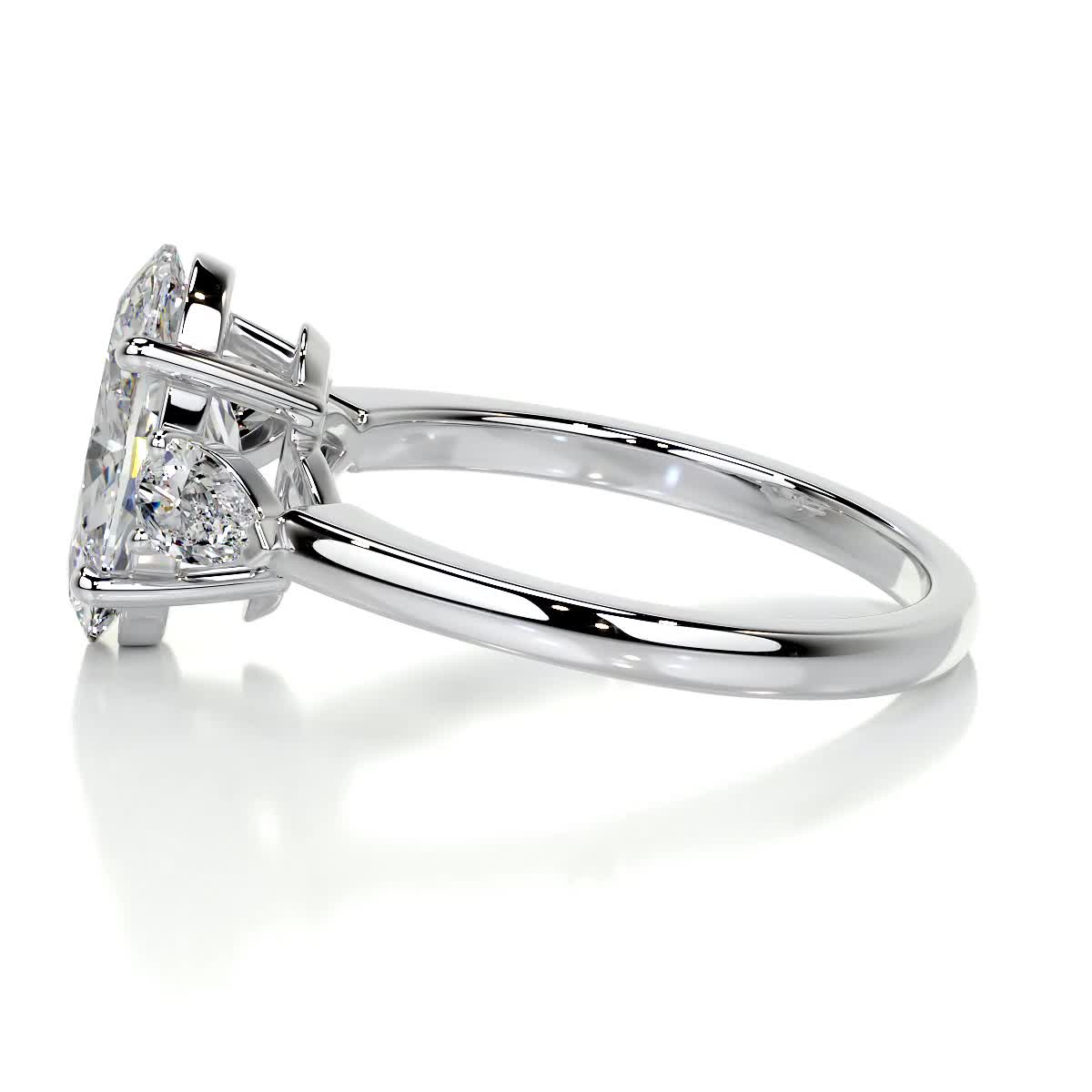 Common :: Timeless lab diamond engagement ring elegant solitaire setting