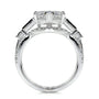 White :: IGI certified marquise lab diamond three stone ring luxury engagement ring