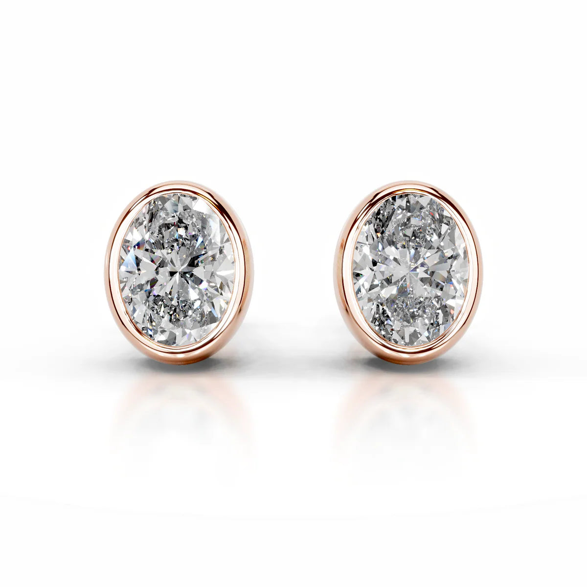 Rose :: romantic pear diamond earrings perfect gift for her jewelry