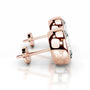 Rose :: classic pear shape lab diamond earrings timeless luxury studs