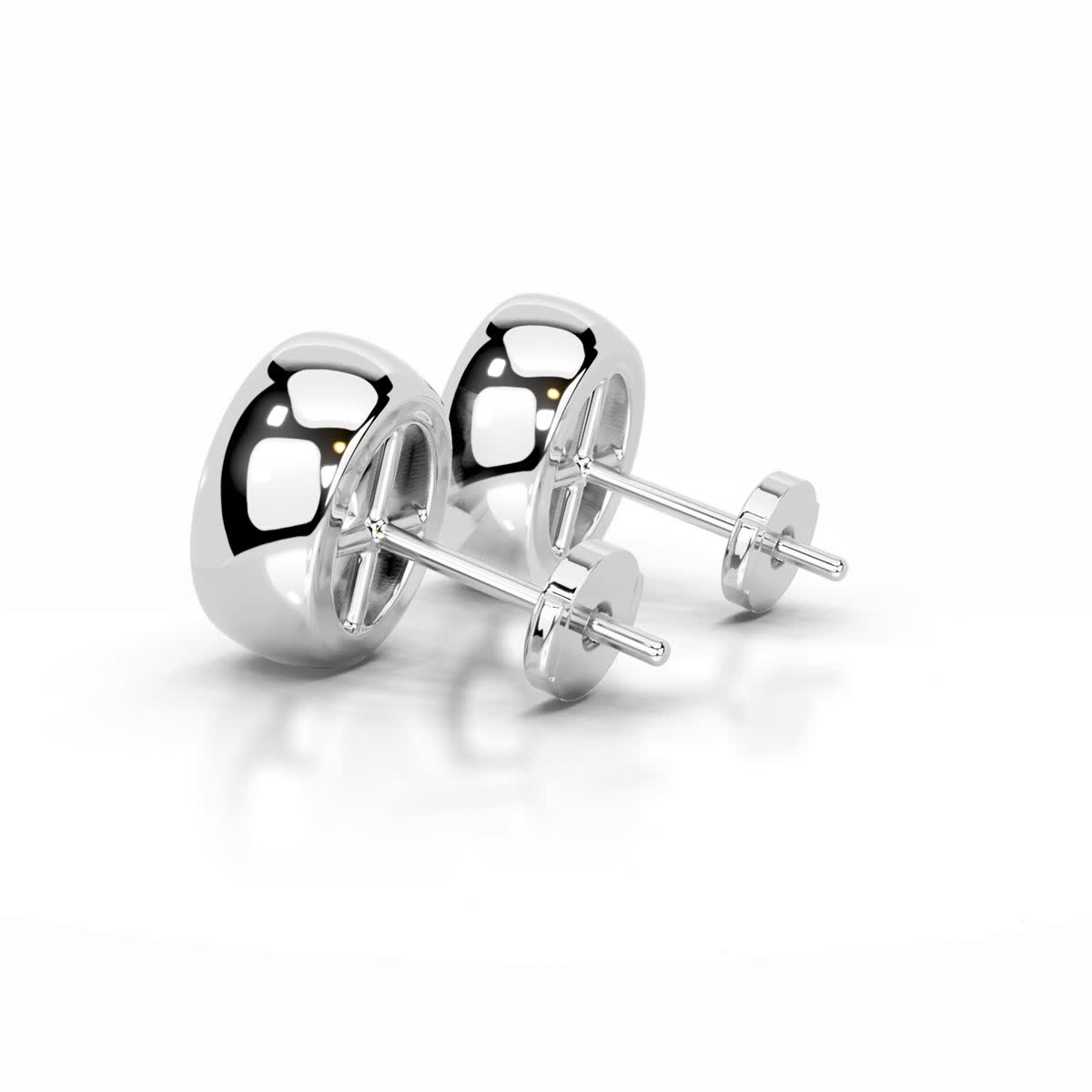 White :: pear cut lab diamond earrings teardrop shape fine jewelry for women