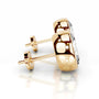 Yellow :: elegant pear diamond earrings IGI certified lab grown studs