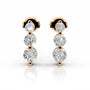 Yellow :: premium cascade lab grown diamond earrings 6ct white gold elegant dangling fine jewelry for women
