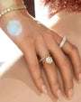 Common :: Round hidden halo lab grown diamond engagement ring 3.11 carat by Unii Jewels product image