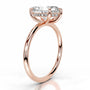 Rose :: modern marquise hidden halo lab grown diamond engagement ring bridal jewelry