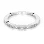 White :: Velmora round lab grown diamond wedding band IGI certified minimalist ring