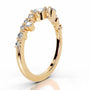 Yellow :: Diamora lab grown diamond band stackable wedding ring design