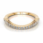 Yellow :: Aurevique round lab grown diamond ring timeless wedding jewelry style
