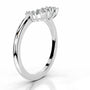 White :: IGI certified Facetique round lab grown diamond band classic wedding ring