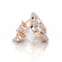 Rose :: subtle luxury lab grown diamond earrings 0.4ct round cut white gold minimalist everyday studs