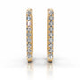 Yellow :: refined lab grown diamond drop earrings 1.40 carat white gold graceful minimal statement jewelry