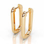 Yellow :: modern lab grown diamond drop earrings 1.40ct slim design white gold elegant everyday luxury