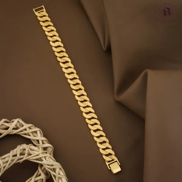 Brass High Gold A.D Gent's Bracelet