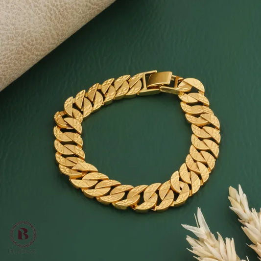 Brass High Gold A.D Gent's Bracelet