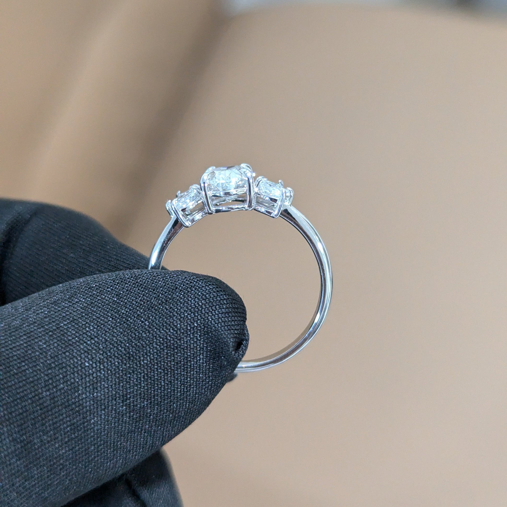 1.30tcw | Oval and Marquise Lab Diamond Ring | Ethical & Elegant | IGI Certified