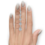 Common :: women’s pear cut lab diamond halo engagement ring white gold band