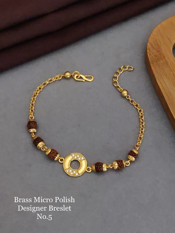 Stylish Ladies Elegant Bracelet in Brass Micro polish