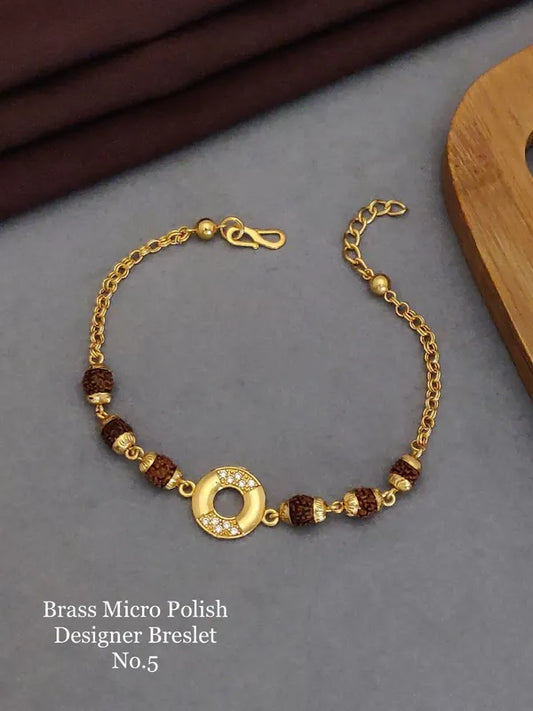 Stylish Ladies Elegant Bracelet in Brass Micro polish
