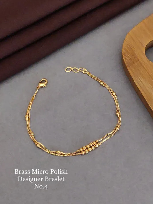 Brass Micro Polish Designer Bracelet for her