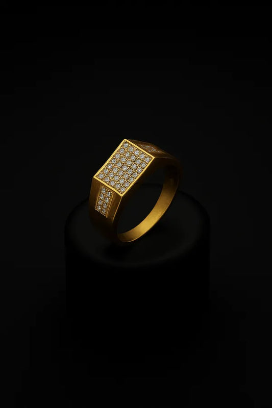 fusionik store Alloy Gold-plated Gold Ring for man & Boys