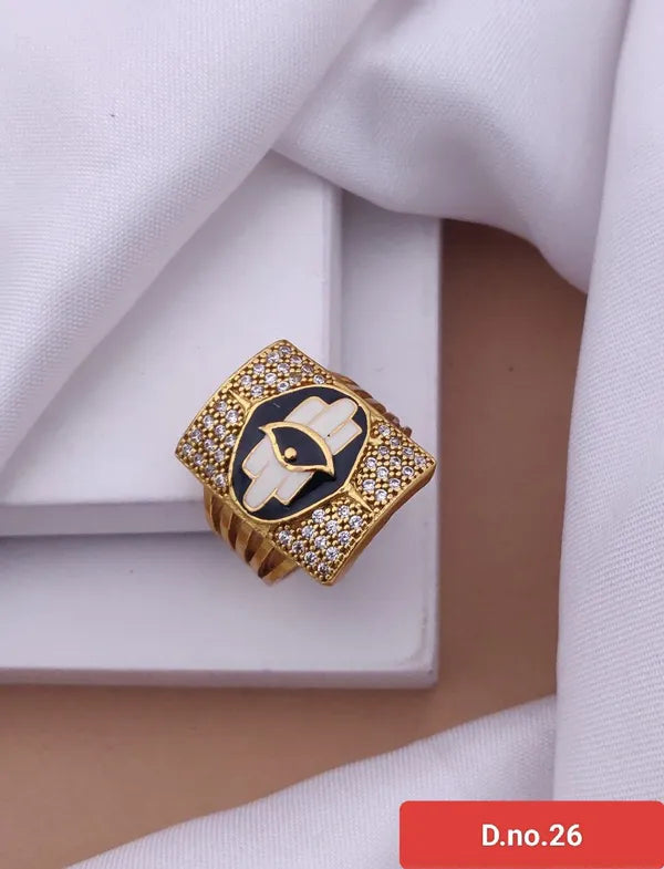 Shiv Diamond Designed ring for Men 7 boys