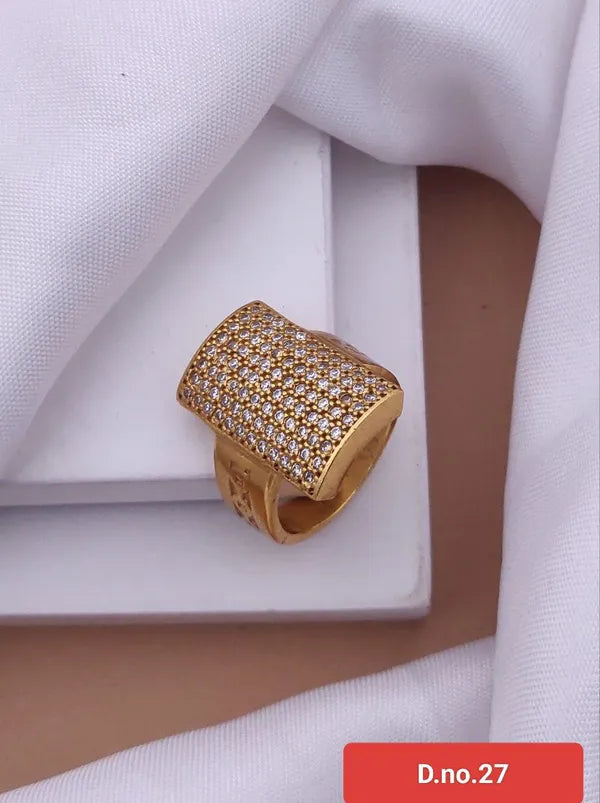 Royal Primium Brass Diamond Ring for boys & men