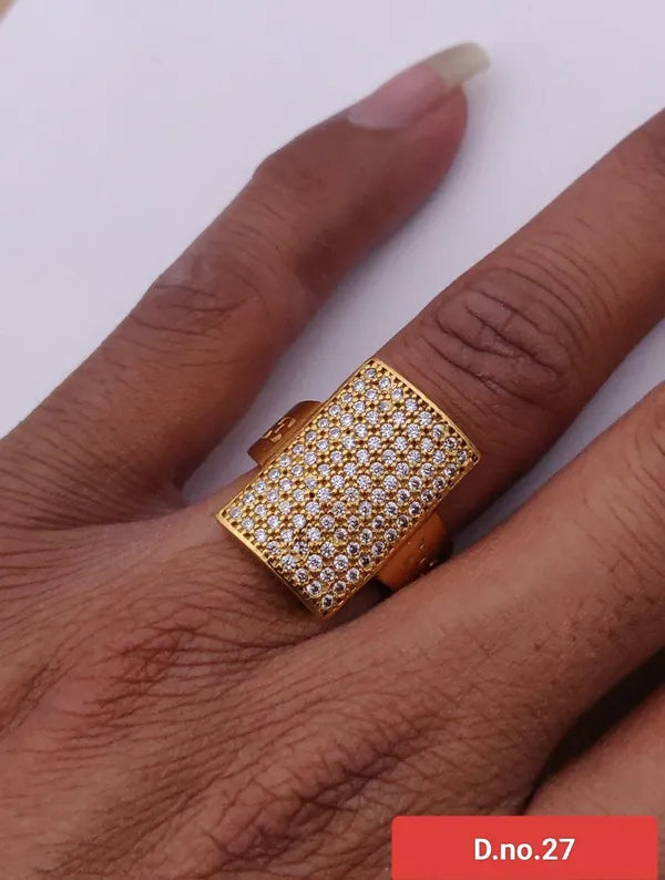 Royal Primium Brass Diamond Ring for boys & men