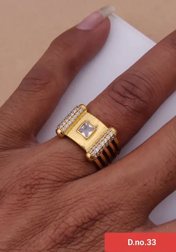 Central pearl diamond ring for boys & Men