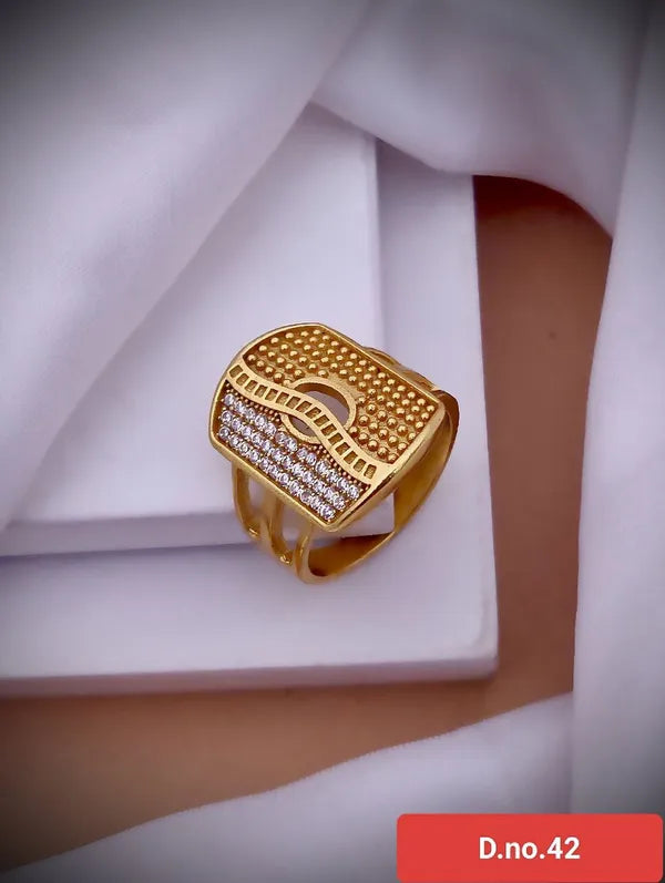 Hengdian Gold plated Diamond rings�for Men & Boys