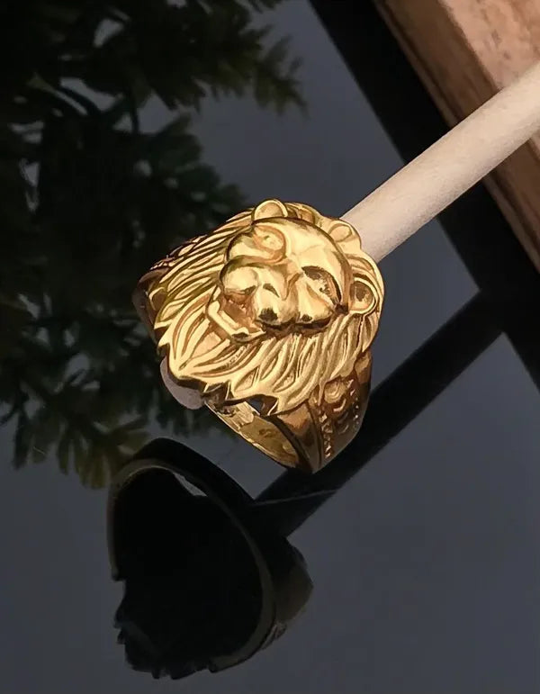 Lion Face Ring for Men & Boys
