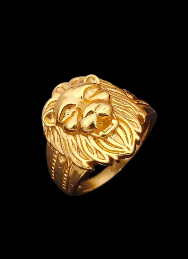 Lion Face Ring for Men & Boys