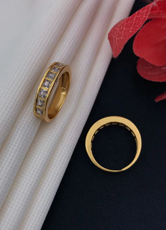 Big diamond line Ring for Men & Boys