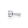 Common :: IGI certified 8.30ct antique cushion diamond pave ring in gold detailed shot