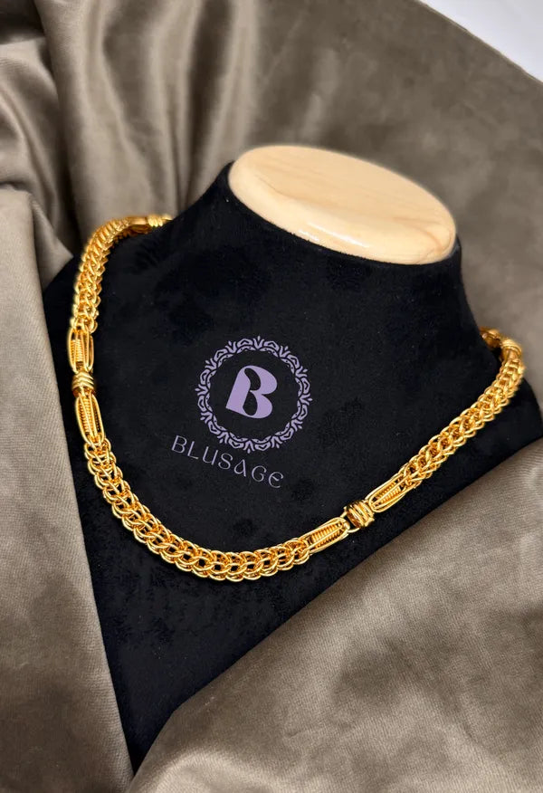 Rajwadi Indo wiring Spring design Chain for Man