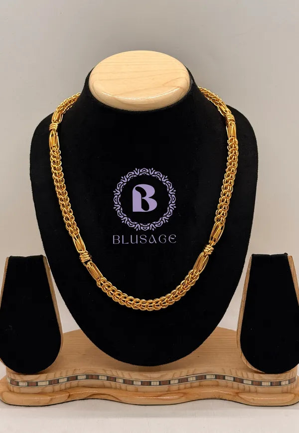 Rajwadi Indo wiring Spring design Chain for Man