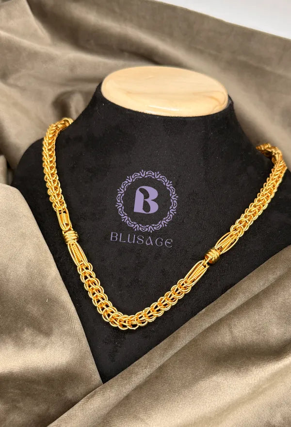 Rajwadi Indo wiring Spring design Chain for Man