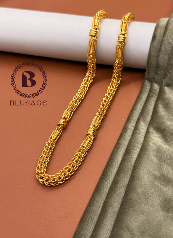 Rajwadi Indo wiring Spring design Chain for Man