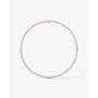 rose :: elegant round lab grown diamond necklace for formal occasions