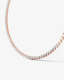 rose :: heart lab grown diamond necklace IGI certified luxury collier
