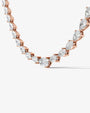 rose :: luxury pear diamond necklace for women high jewelry design