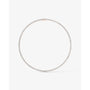 rose :: statement oval lab grown diamond necklace rose gold
