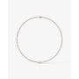 rose :: statement princess lab grown diamond necklace rose gold