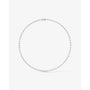 rose :: statement pear lab grown diamond necklace rose gold