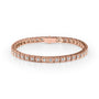 rose :: 2 carat chocolate style round lab grown diamond tennis bracelet IGI certified