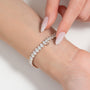 rose :: 15 carat fine jewelry oval diamond bracelet prong set