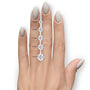 Common :: luxury Calvique round lab diamond solitaire engagement ring bridal