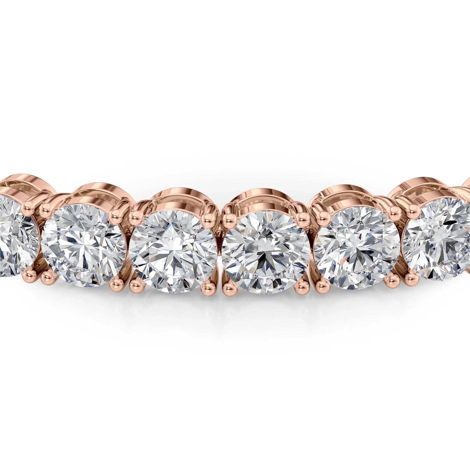 Round Lab Grown Diamond Tennis Bracelet, EF Color, VS Clarity, IGI Certificate