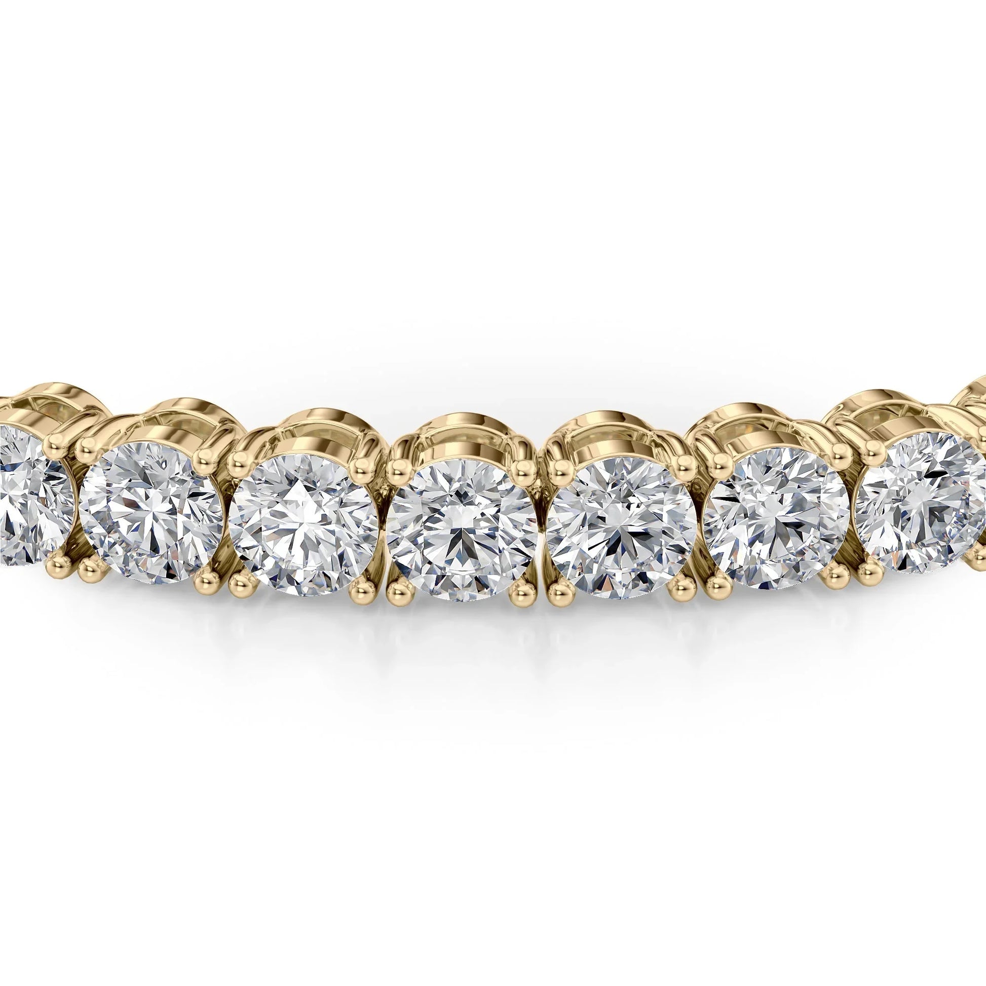 Round Lab Grown Diamond Tennis Bracelet, EF Color, VS Clarity, IGI Certificate