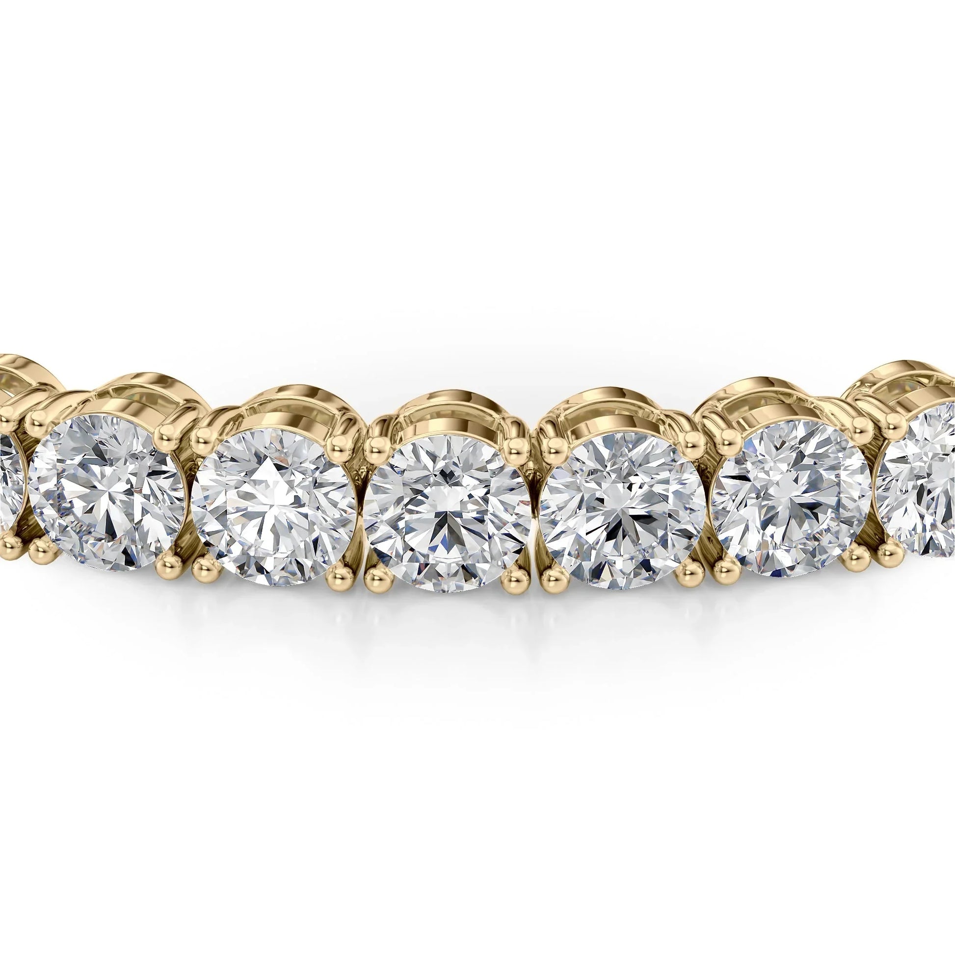 Round Lab Grown Diamond Tennis Bracelet, EF Color, VS Clarity, IGI Certificate