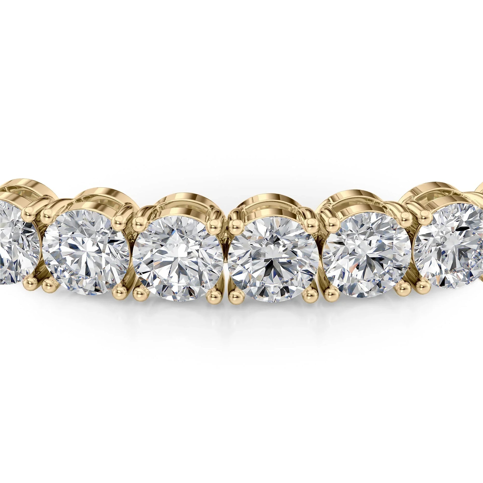 Round Lab Grown Diamond Tennis Bracelet, EF Color, VS Clarity, IGI Certificate
